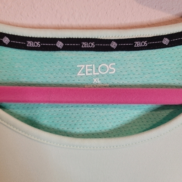 ZELOS Turquoise open swing back lined Athletic Tank‎ Top Size XL - Picture 3 of 8
